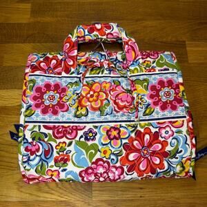 Vera Bradley Hanging Travel Organizer In Hope Garden Zipper Pockets